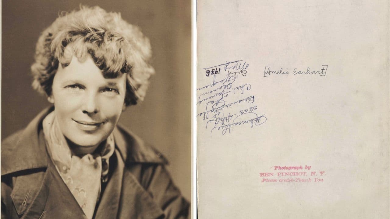 Amelia Earhart on Geneva's Campus